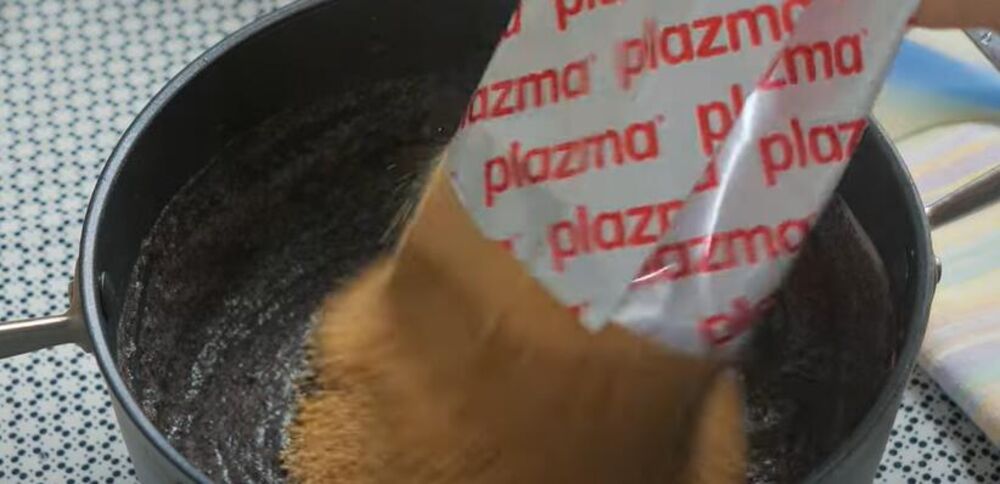 Plazma u smesi sa makom