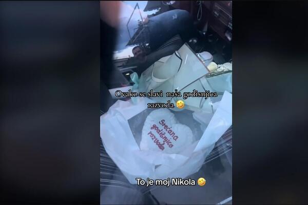 NIKOLA POKLONIO MILICI TORTU ZA GODIŠNJICU RAZVODA: Priča koja STOJI IZA SVEGA tek će vas raspametiti! (VIDEO)