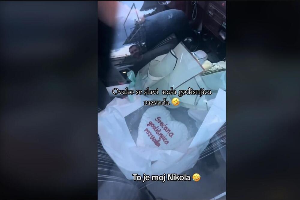 NIKOLA POKLONIO MILICI TORTU ZA GODIŠNJICU RAZVODA: Priča koja STOJI IZA SVEGA tek će vas raspametiti! (VIDEO)