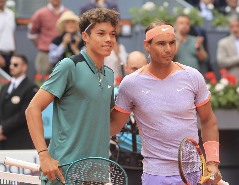 Darvin Blanš i Rafael Nadal uoči duela u prestonici Španije