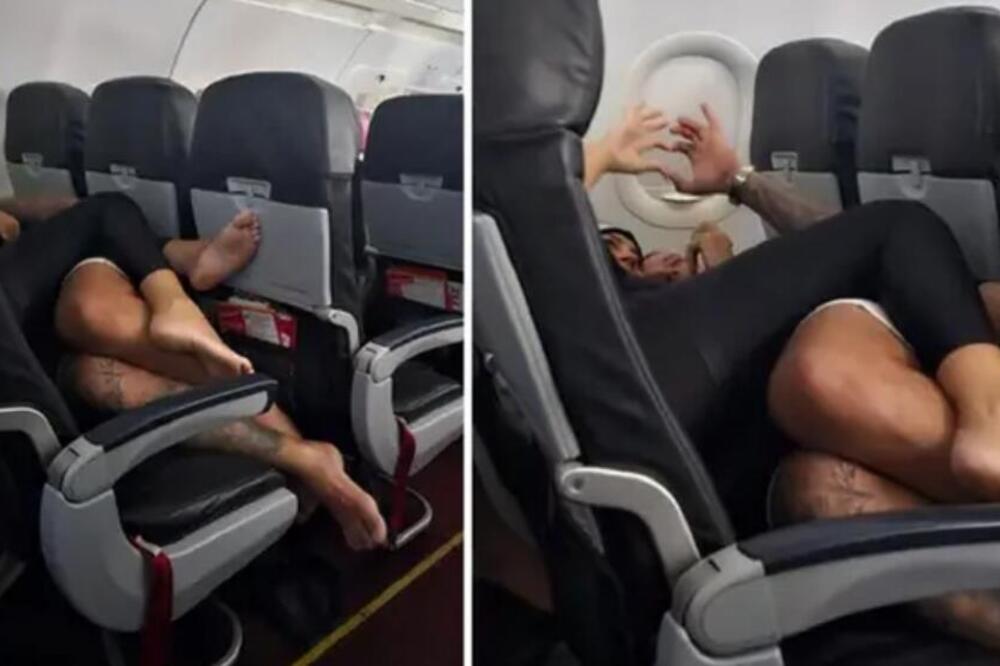 PUTNIK U AVIONU SE ZGROZIO ZBOG LJUBAVNOG PARA: Ne može da veruje šta gleda već 4 SATA (VIDEO)