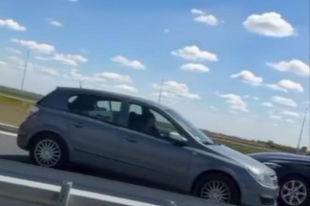 IZAŠAO IZ KRUŽNOG TOKA U SUPROTNI SMER PA NASTAVIO DA VOZI: Snimak šokantne scene zapanjio Srbiju (VIDEO)