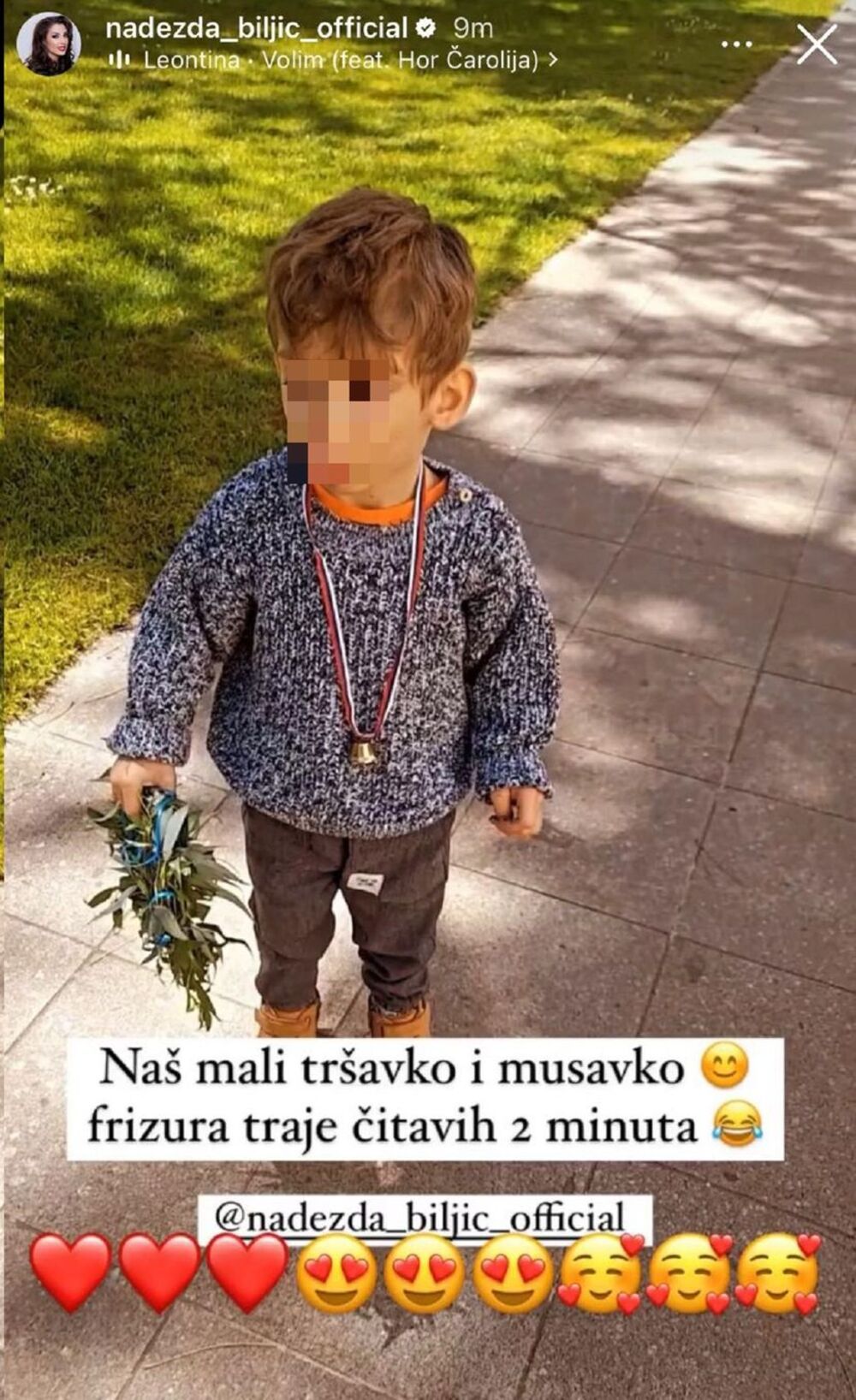 Nadežda Biljić pokazala kako provodi praznik sa sinom Longom