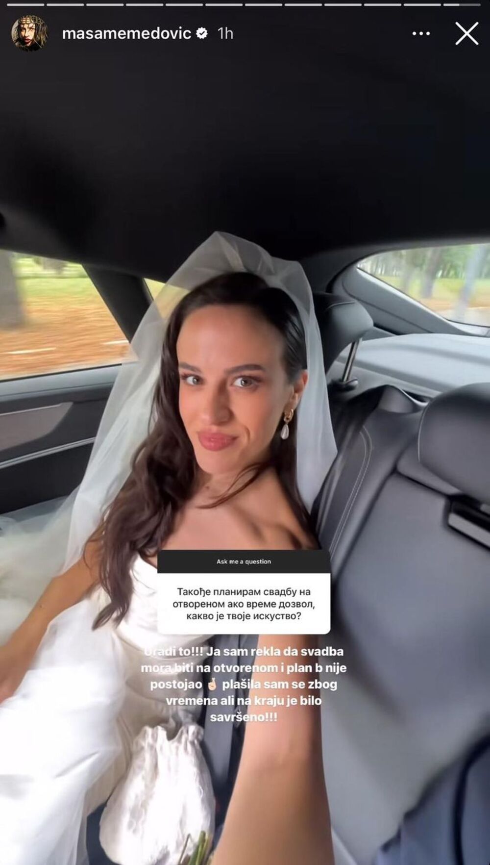 Maša Memedović pokazala slike sa svog venčanja