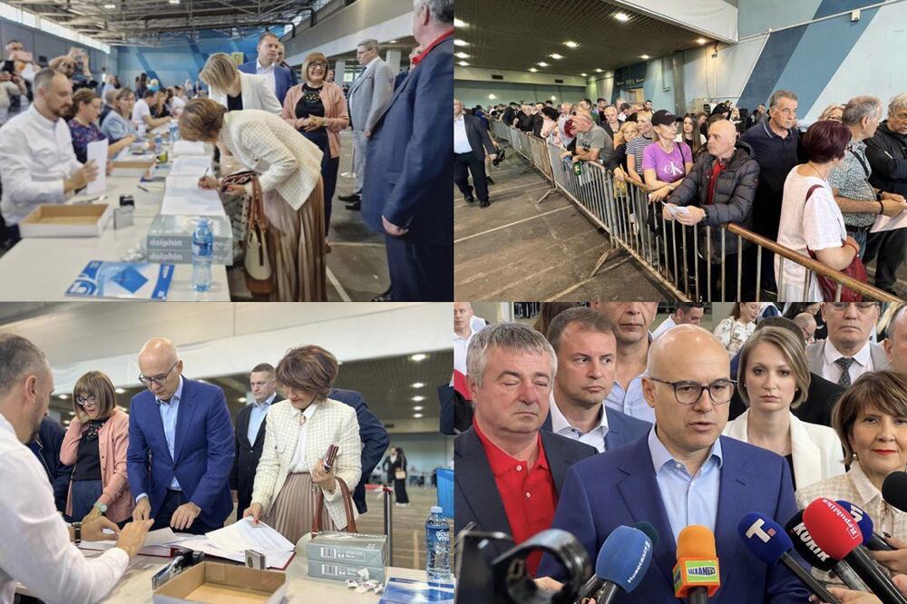 GUŽVE NA NOVOSADSKOM SAJMU Prikupljanje potpisa za listu “Aleksandar Vučić – Novi Sad sutra” na lokalnim izborima