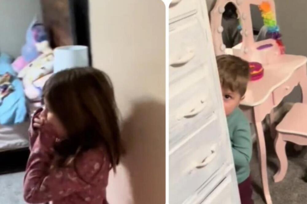 KADA SU VIDELI SVOG OCA ODMAH BRIZNULI U PLAČ I SAKRILI SE: Deca ne mogu da ga gledaju ovakvog, evo šta je URADIO