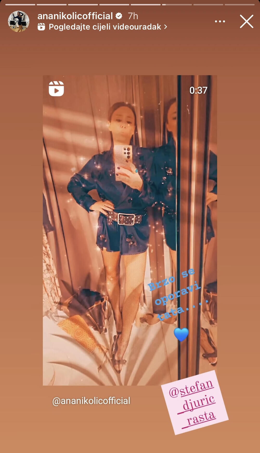 Ana Nikolić se obratila Rasti