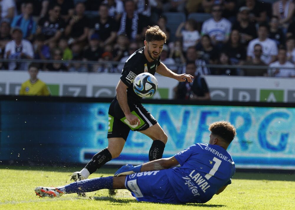 Otar Kiteišvili na utakmici Šturma i LASK-a