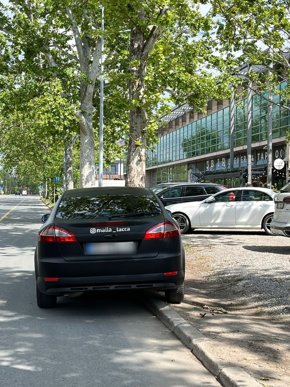 Njen auto nije bio problem da prepoznamo u Novom Sadu