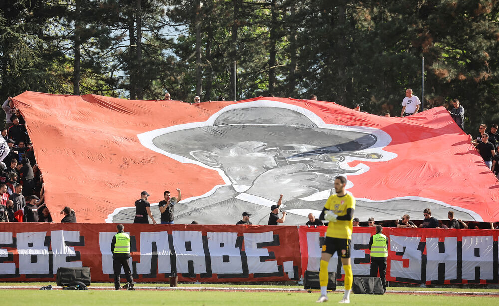 Navijači Radničkog iz Kragujevca na utakmici protiv Vojvodine