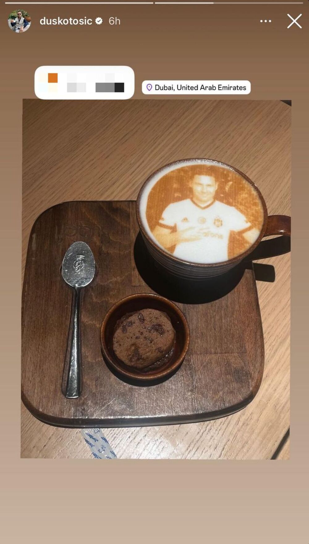 Objava Duška Tošića iz Dubaija