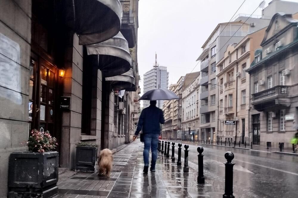 Kiša, Beograd