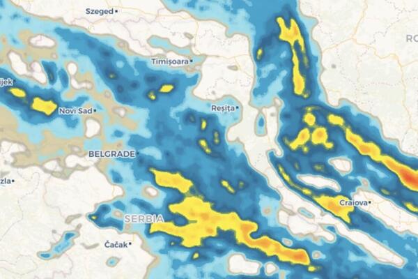 PLJUSAK NEĆE STATI CEO DAN: Ovo su nove radarske slike, hladan ciklon u Srbiji (FOTO)