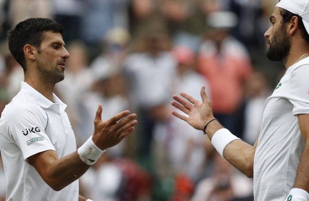 Novak Đoković i Mateo Beretini