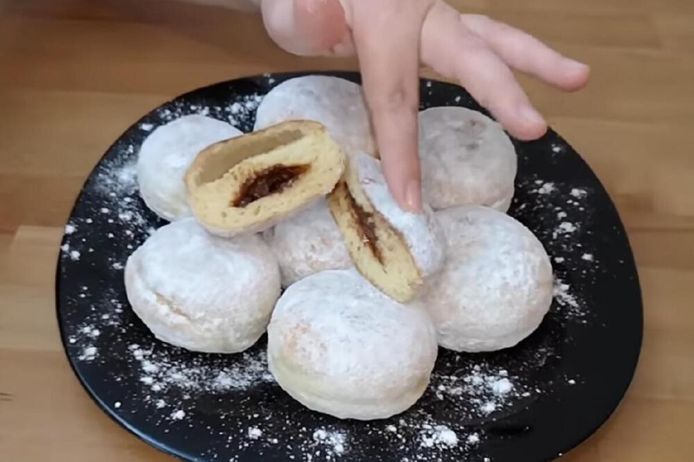 KROFNE PUNJENE ČOKOLADOM BOLJE NEGO ONE KLASIČNE: Mekane kao duša, TOPE SE U USTIMA od slatkoće - lako se prave