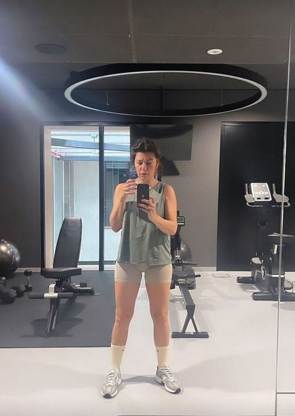 Milena Vasić u teretani