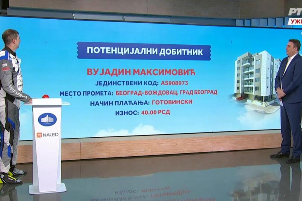 IZVUČEN PRVI DOBITNIK STANA U ZEMUNSKIM KAPIJAMA: Srećnik račun platio samo 40 dinara!