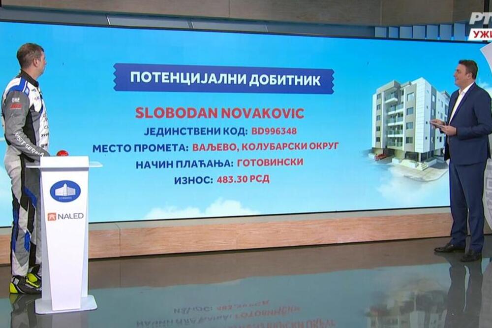 VALJEVAC DOBITNIK DRUGOG STANA U BEOGRADU! Završeno prvo izvlačenje u nagradnoj igri "Uzmi račun i pobedi"