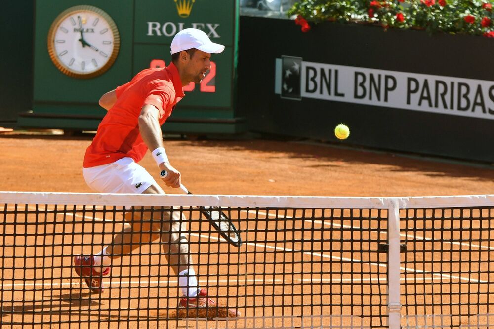 Novak Đoković na meču protiv Alehandra Tabila