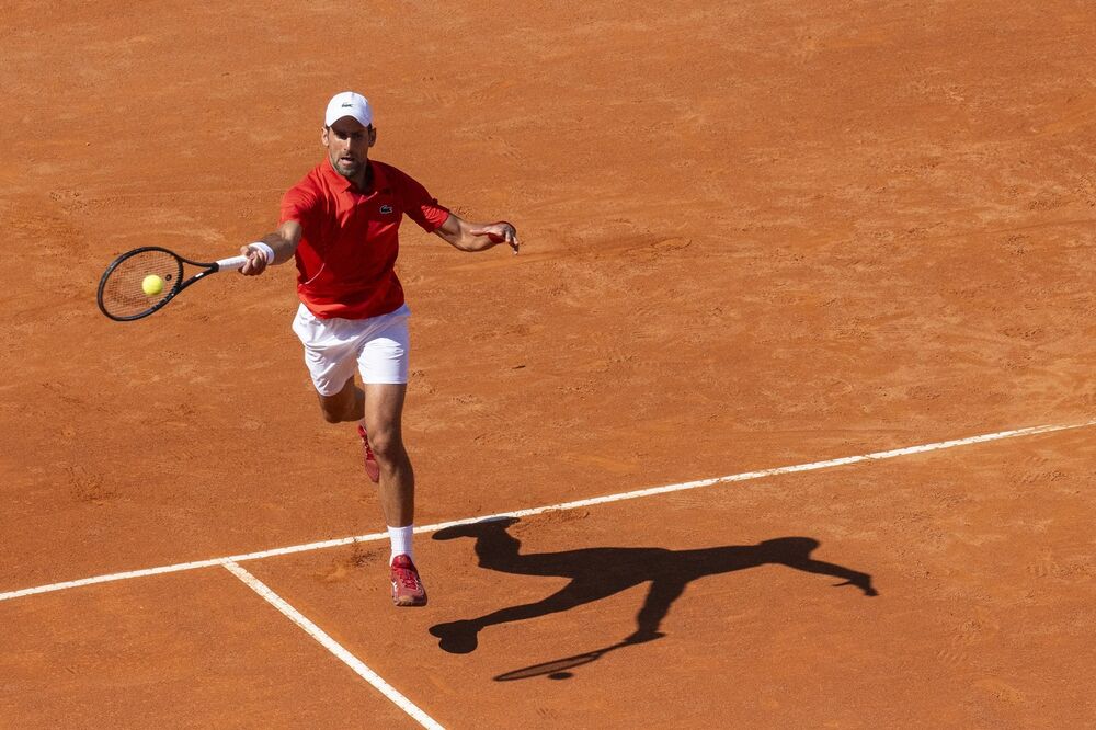 Novak Đoković tokom Mastersa u Rimu