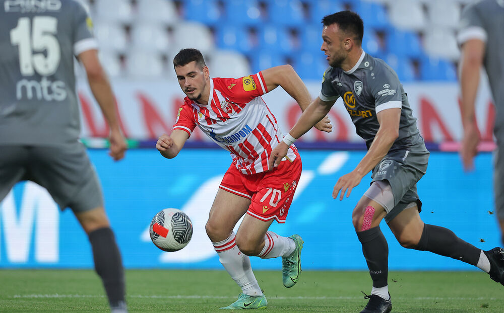 Detalj sa utakmice Crvene zvezde i Radničkog iz Kragujevca