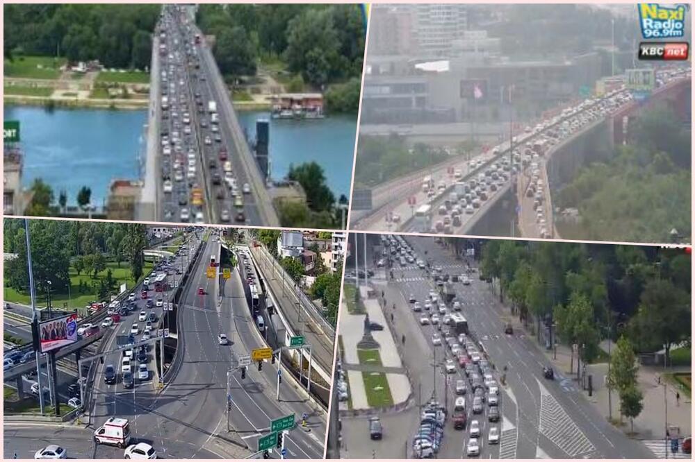 OD RANOG JUTRA GUŽVA U BEOGRADU: Vozila jedva da se kreću, u ovom delu grada je najkritičnije (FOTO)