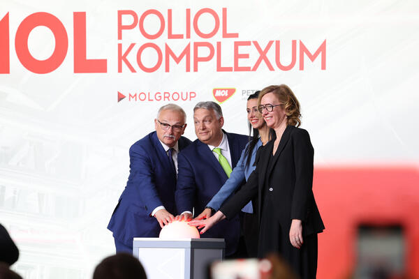 Kompanija MOL otvorila kompleks poliola vredan 1,3 milijarde evra u Tisaujvarošu