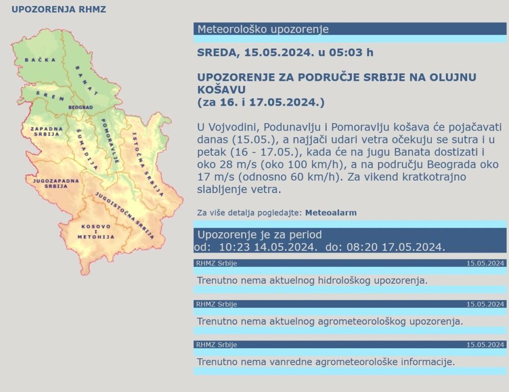 Meteorološko upozorenje