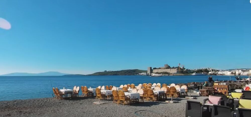 Restoran na plaži u Bodrumu