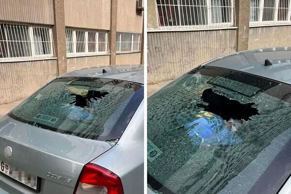 KAKO VAS NIJE SRAMOTA BRE!? Bacili kesu zamrznutog mesa kroz prozor na Novom Beogradu, pa razbili automobil