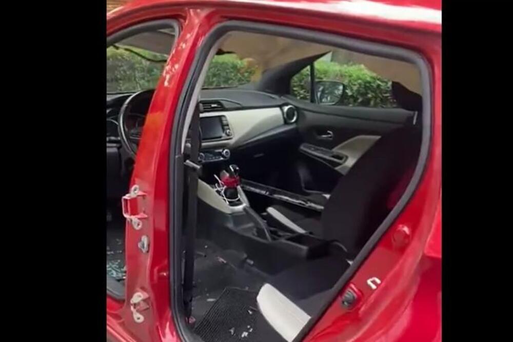"DRUGARICA KRENULA NA POSAO I ZATEKLA AUTO U OVOM STANJU": Lopovi bukvalno URNISALI vozilo, Marko snimio sve! VIDEO
