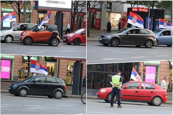 GRAĐANI IZAŠLI NA ULICE BEOGRADA NAKON USVAJANJA REZOLUCIJE O SREBRENICI: Kolona podrške krenula sa Voždovca (FOTO)