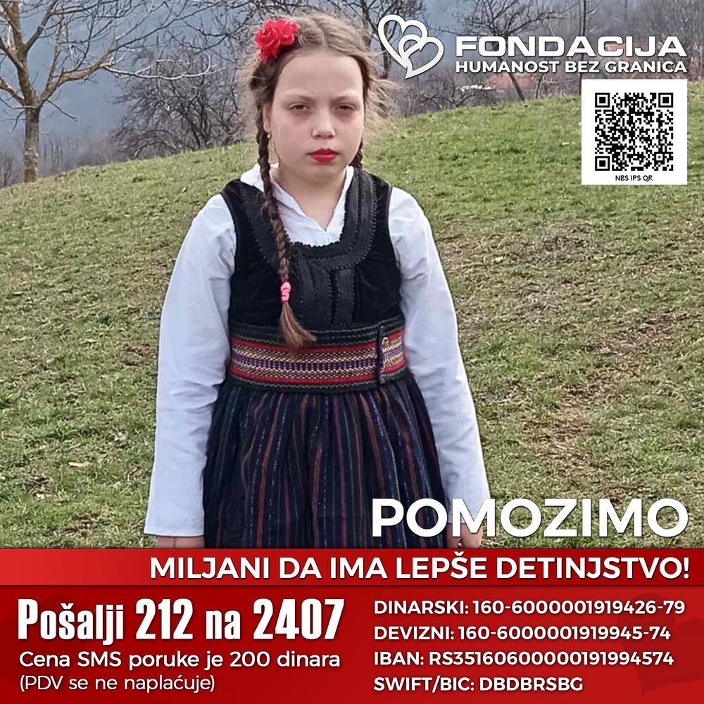 Pomoć za Miljanu Anđelković