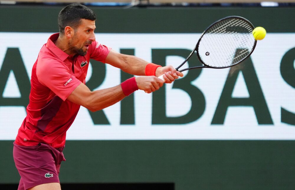 Novak Đoković na Rolan Garosu