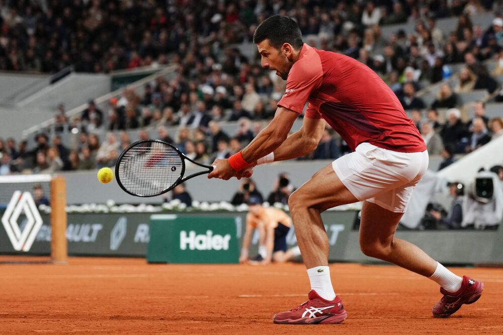 Novak Đoković na Rolan Garosu