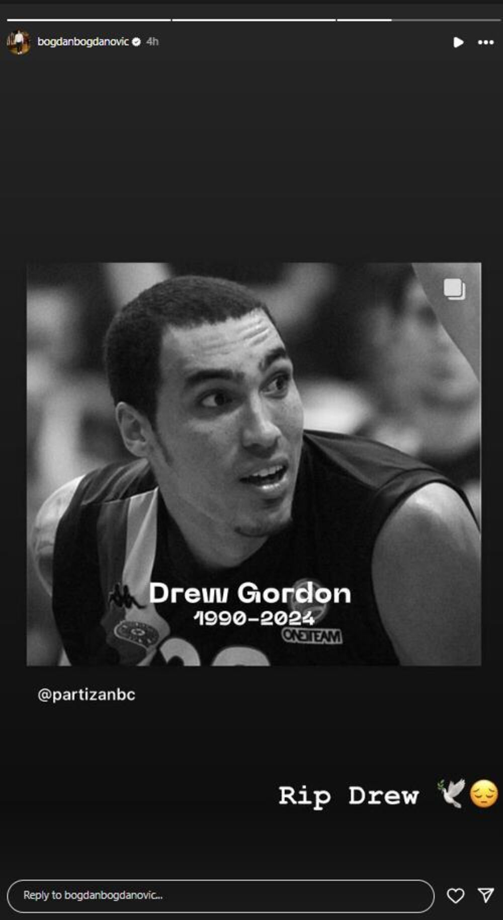 Bogdan Bogdanović, Dru Gordon