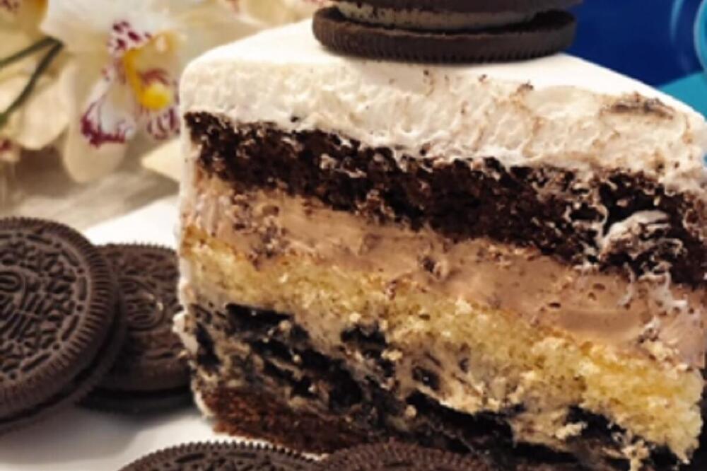 LEDENI KOLAČ SA OREO KEKSOM: Ovo je toliko DOBRO da nećete prestati da ga jedete danima, IDEALAN DA SE RASHLADITE