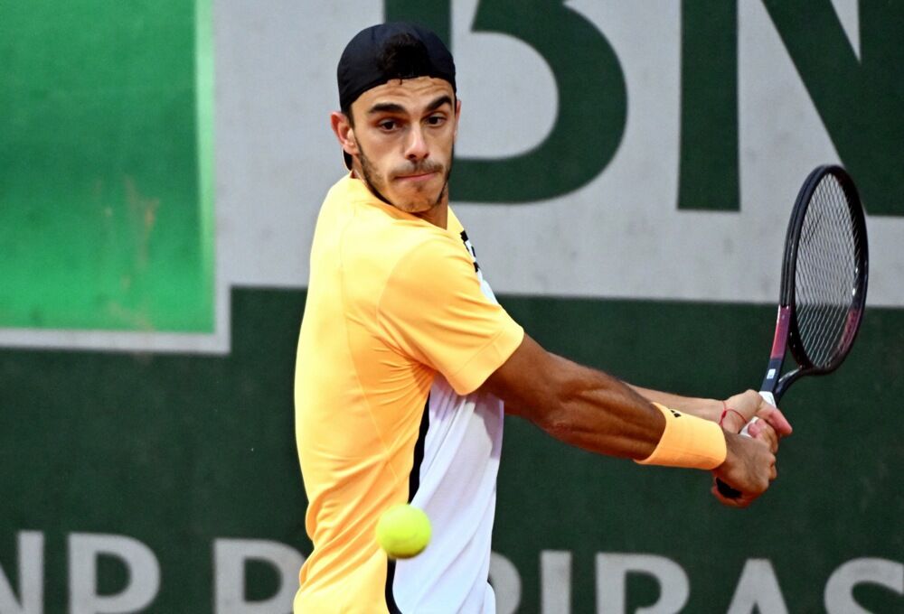 Fransisko Serundolo tokom Rolan Garosa