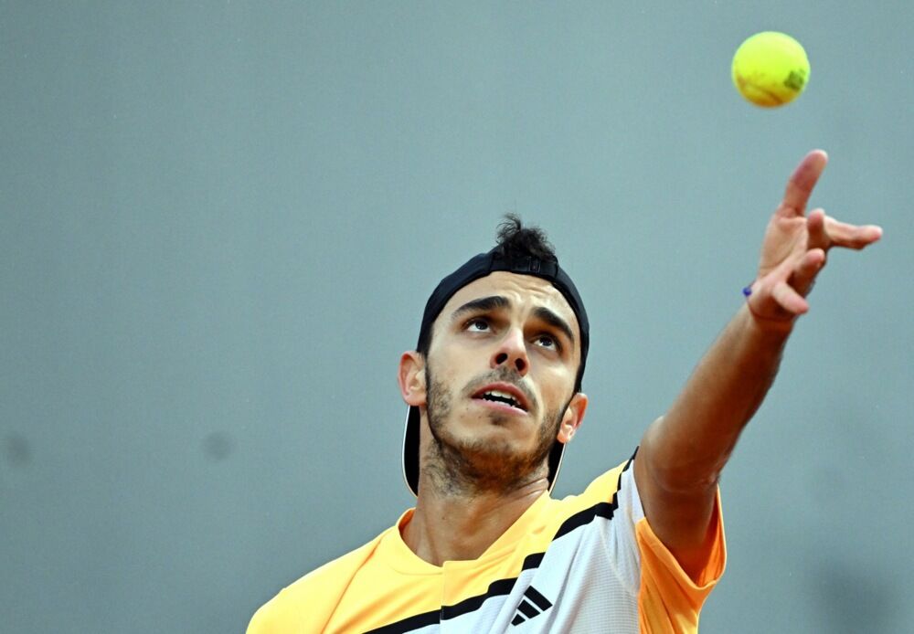 Fransisko Serundolo tokom Rolan Garosa