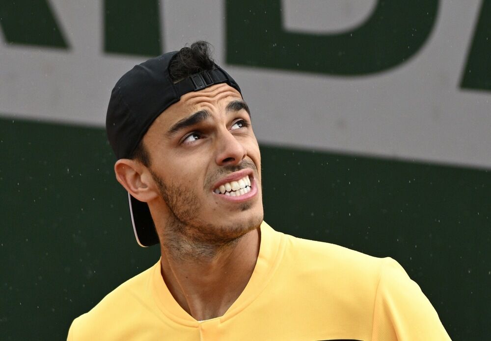 Fransisko Serundolo tokom Rolan Garosa