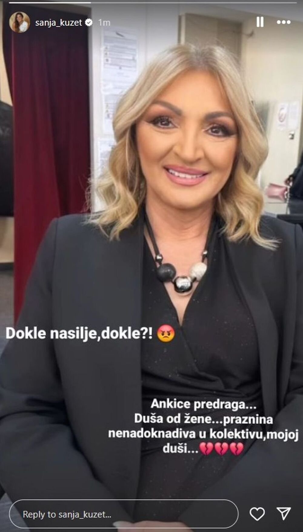 Sanja Kužet o ubijenoj Ankici
