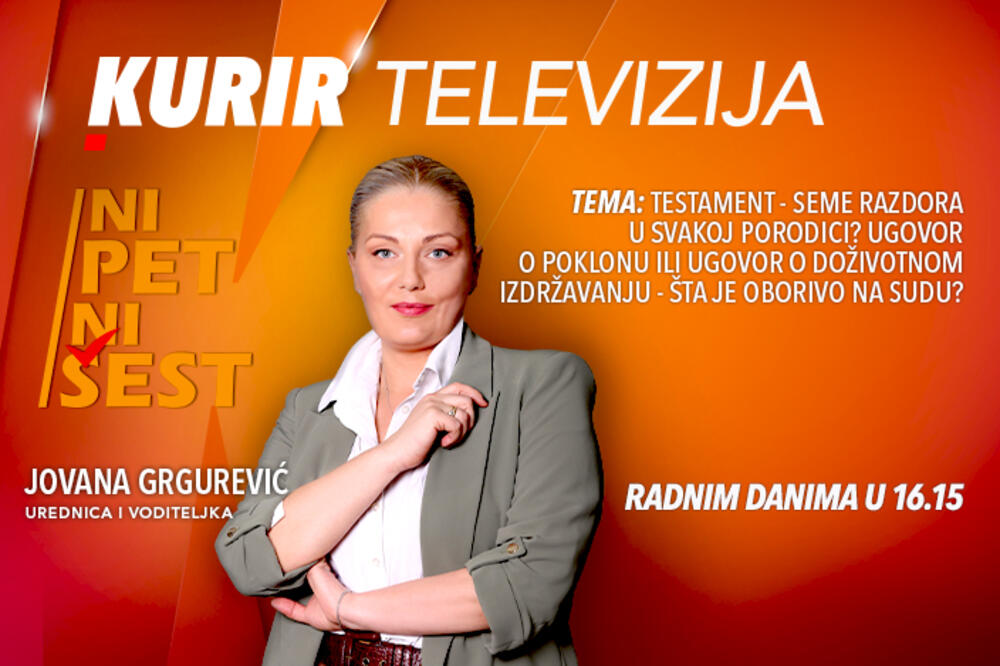 TESTAMENT-SEME RAZDORA U SVAKOJ PORODICI?