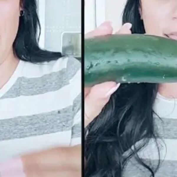 VRUĆA BRINETA JE UZELA KRASTAVAC I URADILA OVO: Zbog jednog detalja svi su zinuli i gledali samo u BELU TAČKU