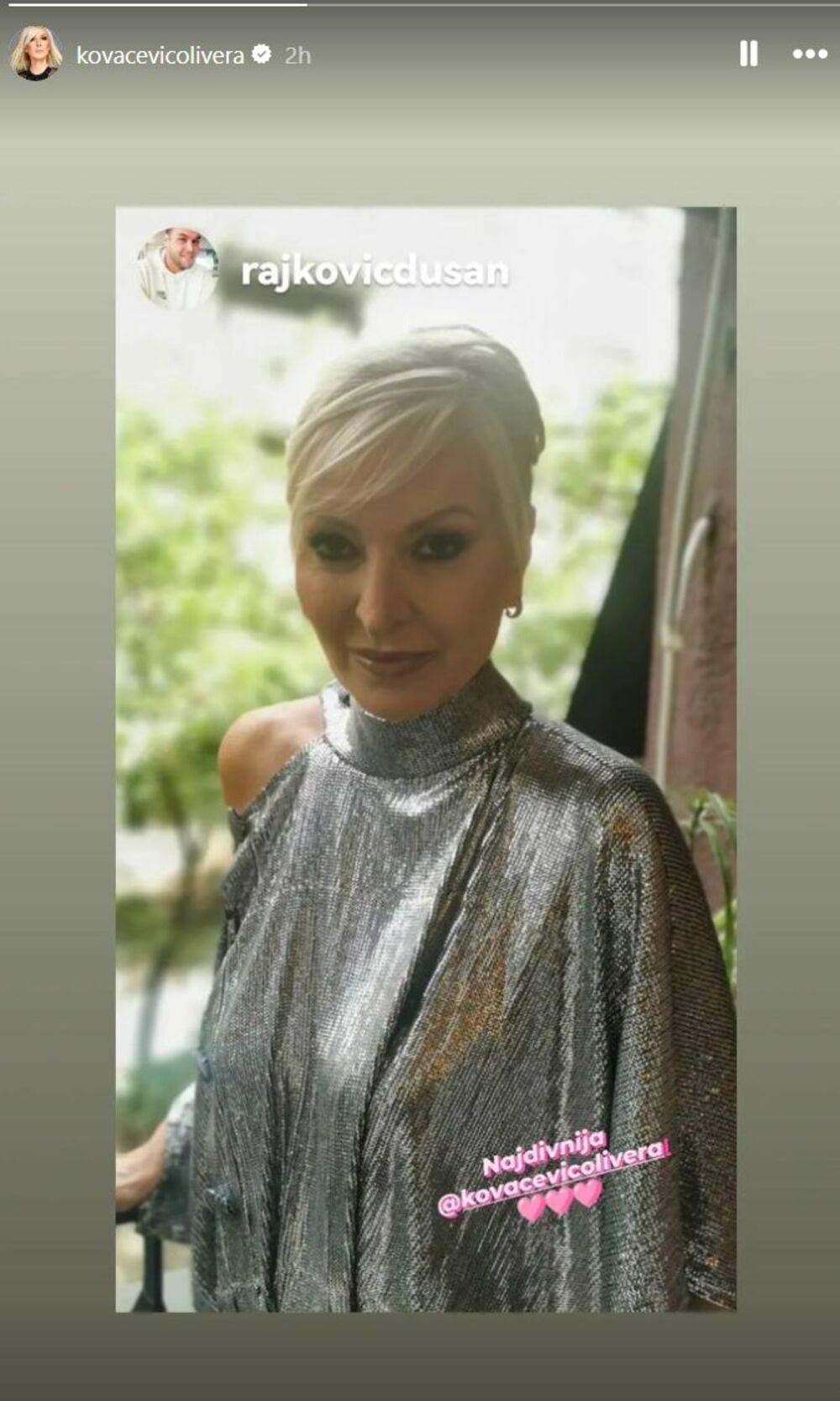 Stajling Olivere Kovačević za venčanje Dragane Kosjerine