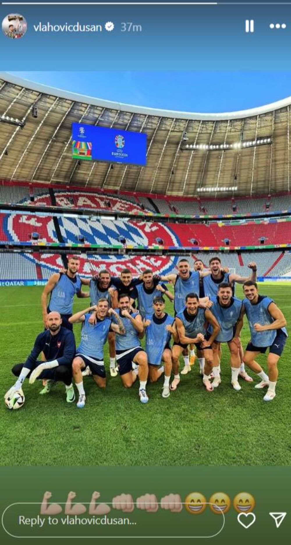 Objava Dušana Vlahovića