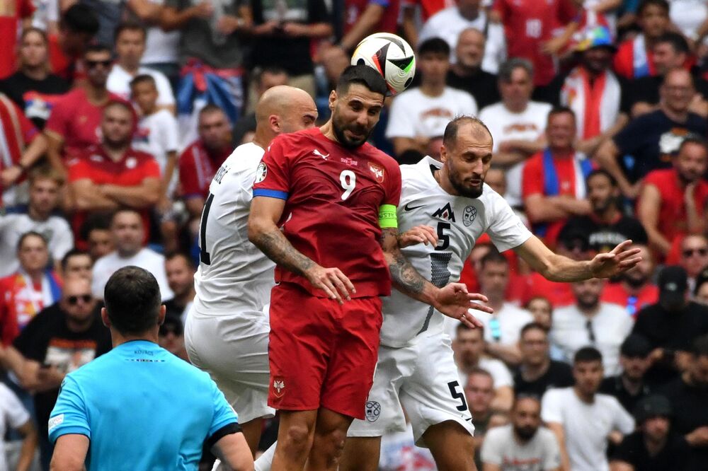 Detalj sa meča Srbije i Slovenije