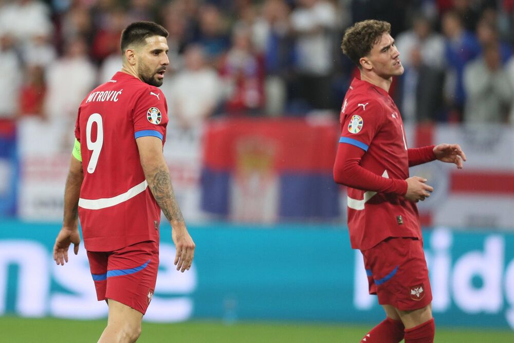 Neće igrati zajedno ovog puta... Aleksandar Mitrović i Dušan Vlahović