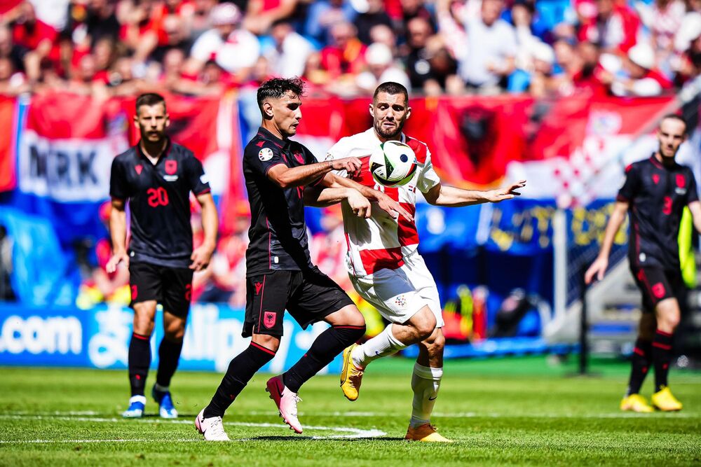 Detalj sa utakmice Hrvatske i Albanije