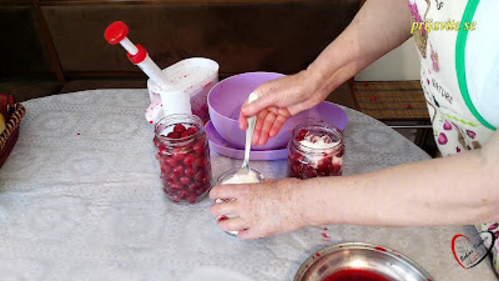 Kompot od trešanja, Kompot od višanja