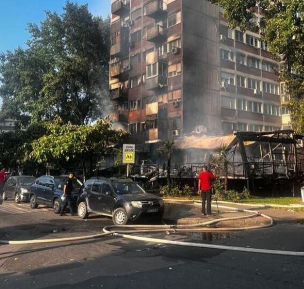 Požar na Novom Beogradu
